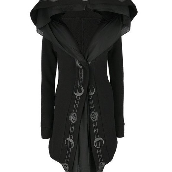 Restyle Tops - Restyle Fortune Teller hoodie cloak